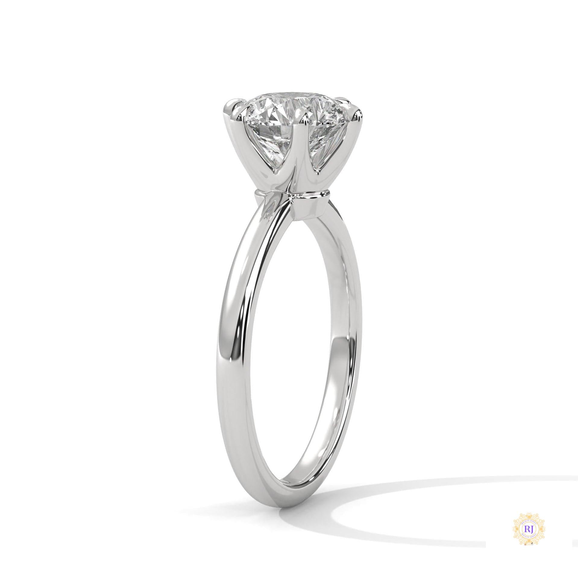 2 Ct. 6-Prong Solitaire Lab Diamond Ring