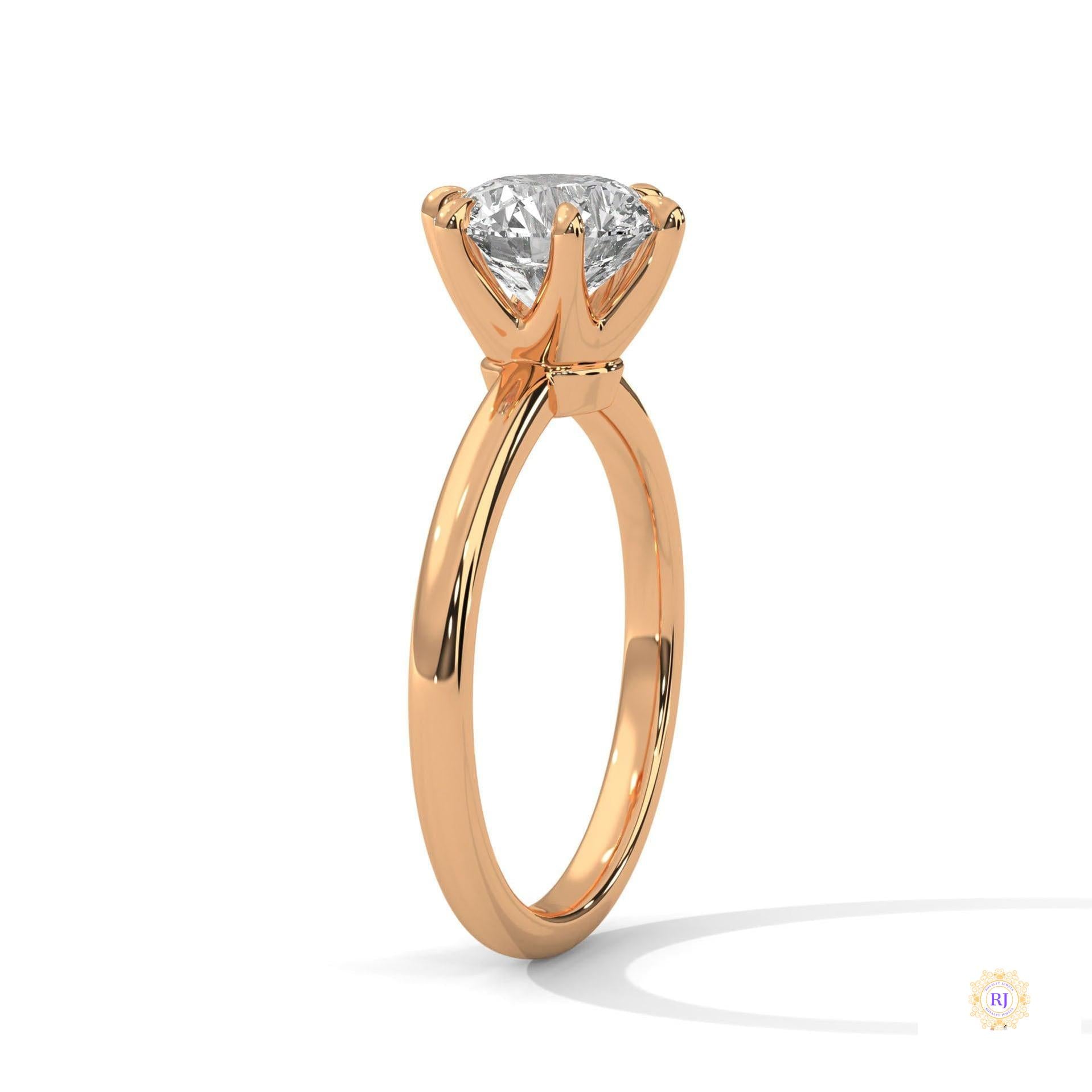 2 Ct. 6-Prong Solitaire Lab Diamond Ring