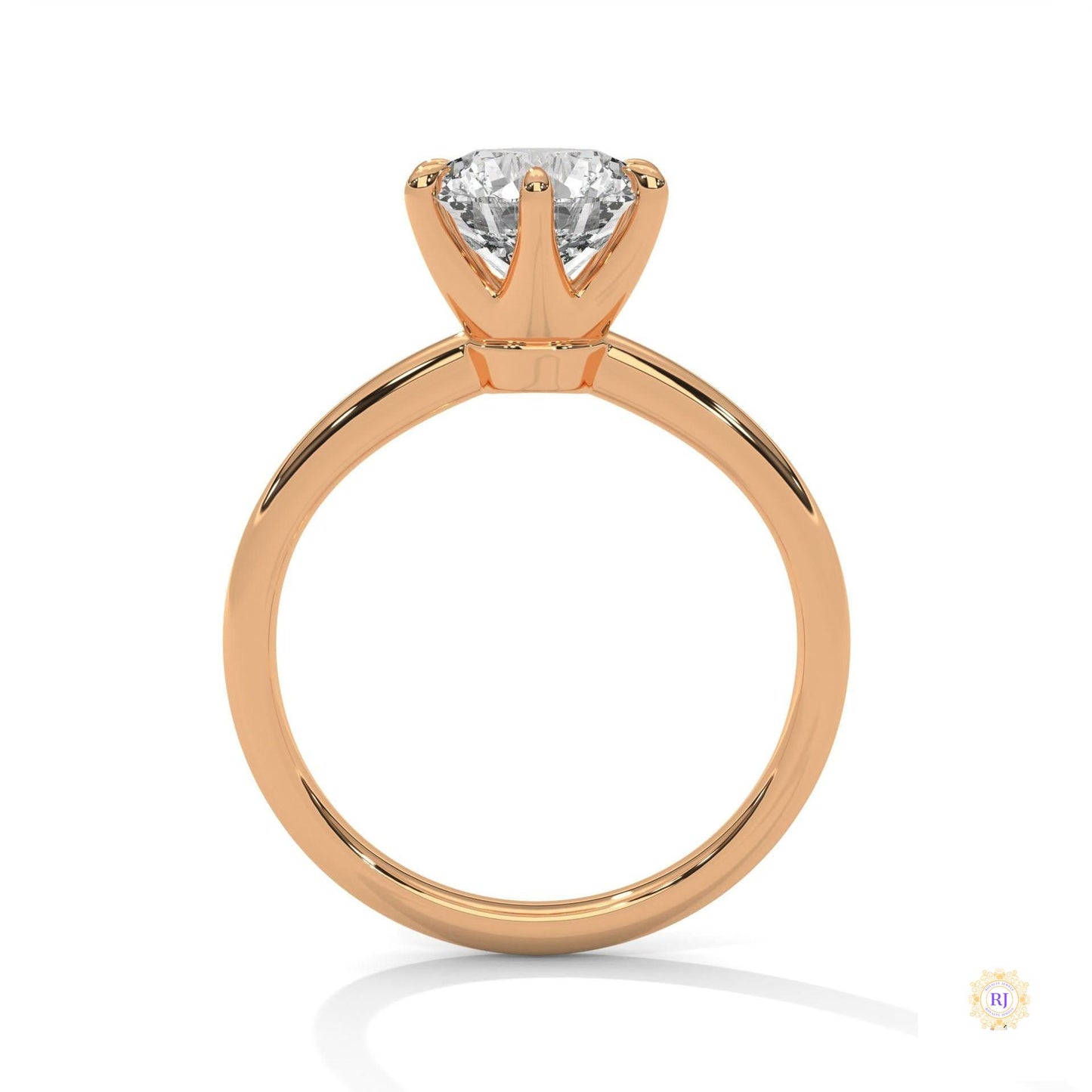 2 Ct. 6-Prong Solitaire Lab Diamond Ring