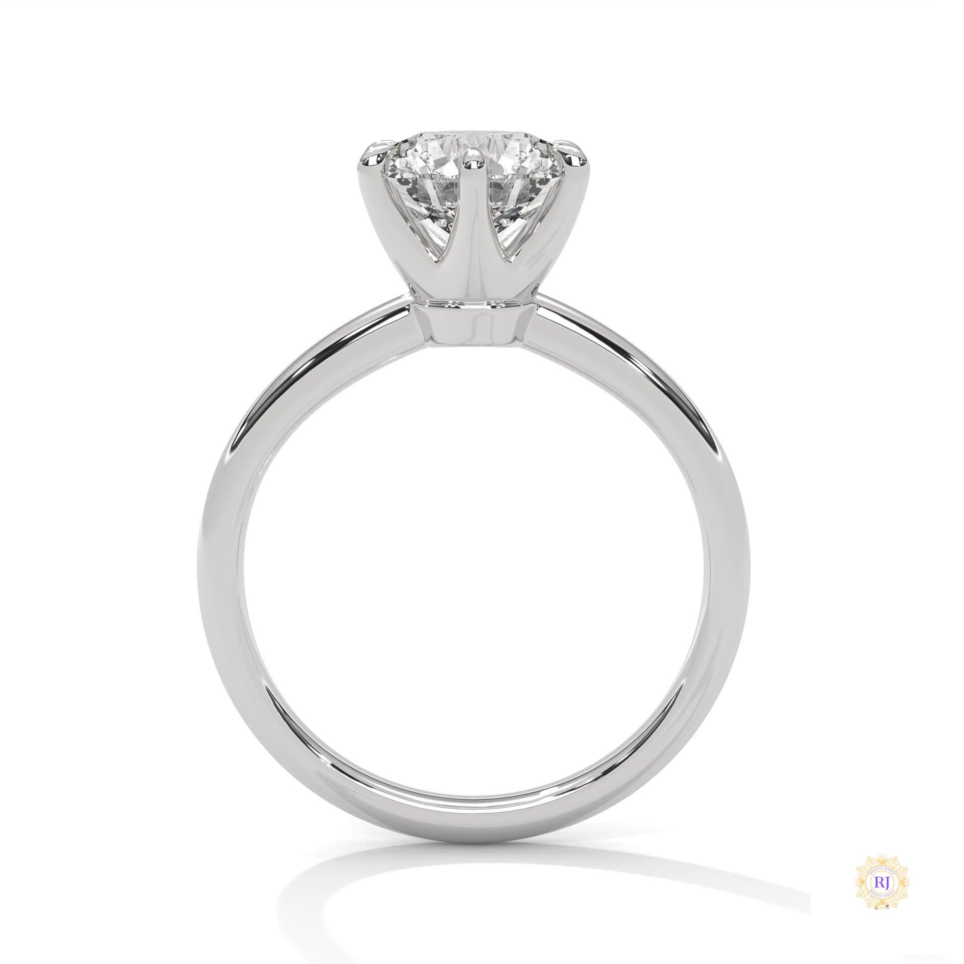 2 Ct. 6-Prong Solitaire Lab Diamond Ring
