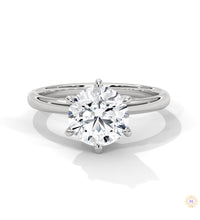 2 Ct. 6-Prong Solitaire Lab Diamond Ring