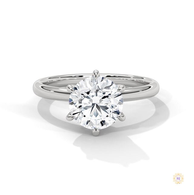 2 Ct. 6-Prong Solitaire Lab Diamond Ring