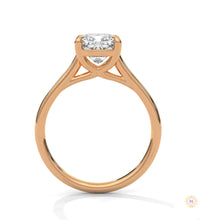 2 Ct. Cushion-Cut Solitaire Lab Diamond Ring