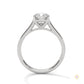 2 Ct. Cushion-Cut Solitaire Lab Diamond Ring