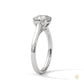 2 Ct. Cushion-Cut Solitaire Lab Diamond Ring