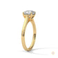 2 Ct. Cushion-Cut Solitaire Lab Diamond Ring