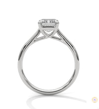 2 Ct. Emerald-Cut Solitaire Lab Diamond Ring