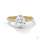 2 Ct. Floating Solitaire Lab Diamond Engagement Ring