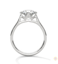 2 Ct. Floating Solitaire Lab Diamond Engagement Ring