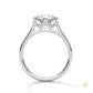 2 Ct. Floating Solitaire Lab Diamond Engagement Ring