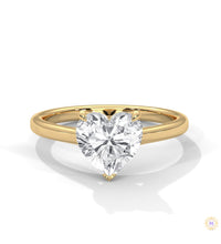 2 Ct. Heart Lab Diamond Solitaire Ring