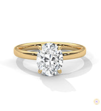 2 Ct. Oval Lab Diamond Solitaire Ring