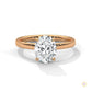 2 Ct. Oval Lab Diamond Solitaire Ring