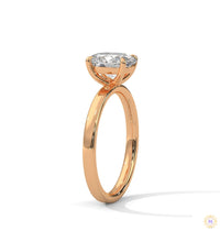2 Ct. Oval Lab Diamond Solitaire Ring