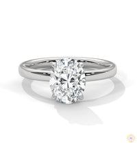 2 Ct. Oval Lab Diamond Solitaire Ring