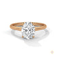 2 Ct. Oval Solitaire Lab Diamond Ring