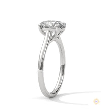 2 Ct. Oval Solitaire Lab Diamond Ring