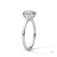 2 Ct. Oval Solitaire Lab Diamond Ring
