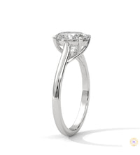 2 Ct. Oval Solitaire Lab Diamond Ring