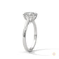 2 Ct. Oval Solitaire Lab Diamond Ring