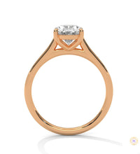2 Ct. Oval Solitaire Lab Diamond Ring