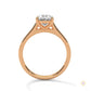 2 Ct. Oval Solitaire Lab Diamond Ring