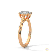 2 Ct. Oval Solitaire Lab Diamond Ring