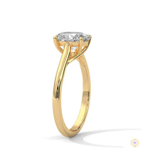 2 Ct. Oval Solitaire Lab Diamond Ring