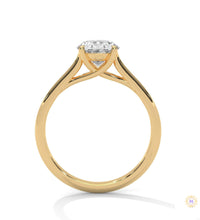 2 Ct. Oval Solitaire Lab Diamond Ring
