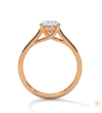 2 Ct. Oval Solitaire Lab Diamond Ring