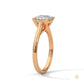 2 Ct. Princess-Cut Solitaire Lab Diamond Ring