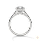 2 Ct. Princess-Cut Solitaire Lab Diamond Ring
