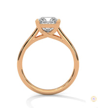 2 Ct. Princess-Cut Solitaire Lab Diamond Ring