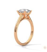 2 Ct. Princess-Cut Solitaire Lab Diamond Ring