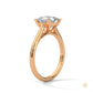 2 Ct. Princess-Cut Solitaire Lab Diamond Ring