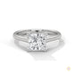 2 Ct. Princess-Cut Solitaire Lab Diamond Ring