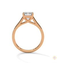 2 Ct. Radiant-Cut Lab Diamond Solitaire