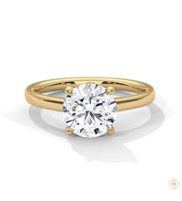 2 Ct. Round Lab Diamond Solitaire Engagement Ring