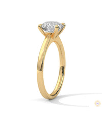 2 Ct. Round Lab Diamond Solitaire Engagement Ring