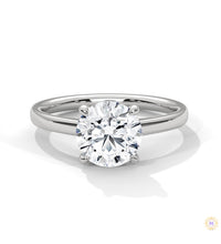 2 Ct. Round Lab Diamond Solitaire Engagement Ring