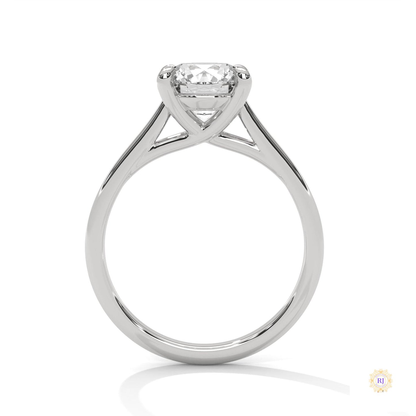 2 Ct. Round Lab Diamond Solitaire Ring