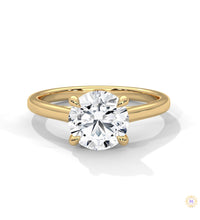 2 Ct. Round Lab Diamond Solitaire Ring