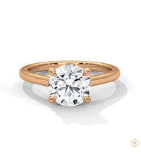 2 Ct. Round Lab Diamond Solitaire Ring