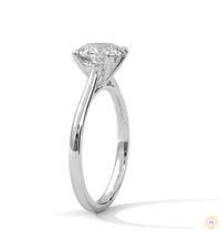 2 Ct. Round Lab Diamond Solitaire Ring
