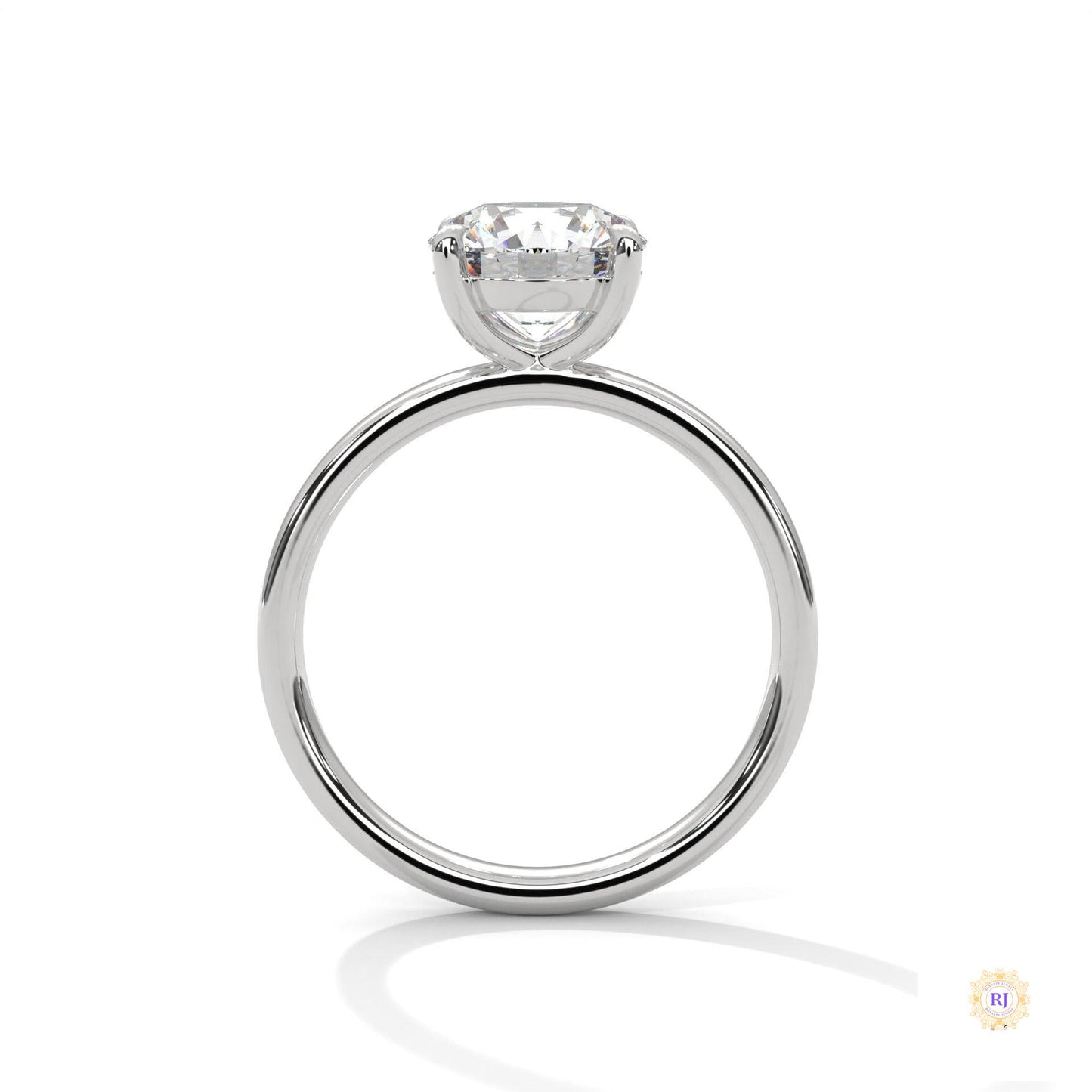 2 Ct. Round Lab Diamond Solitaire Ring