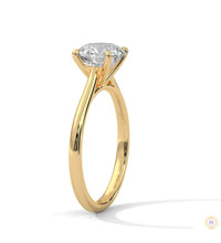 2 Ct. Round Lab Diamond Solitaire Ring