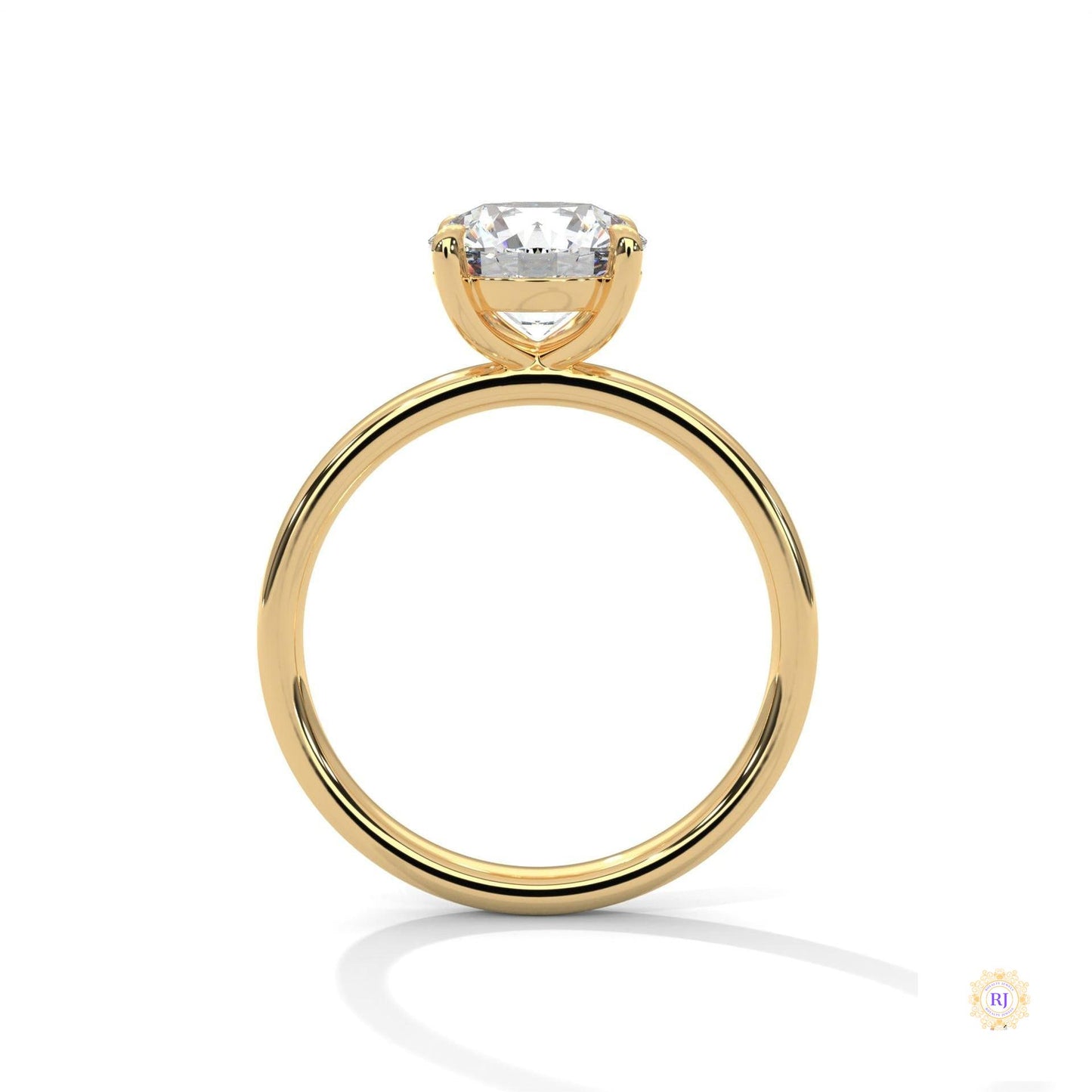 2 Ct. Round Lab Diamond Solitaire Ring