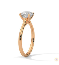 2 Ct. Round Lab Diamond Solitaire Ring