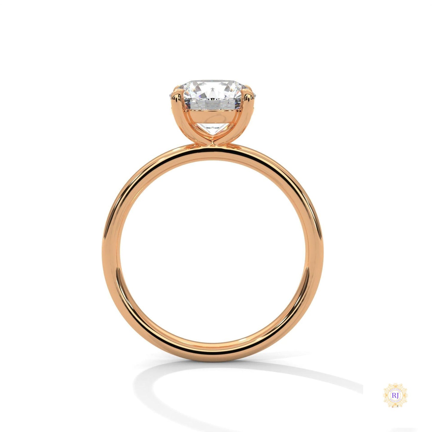 2 Ct. Round Lab Diamond Solitaire Ring