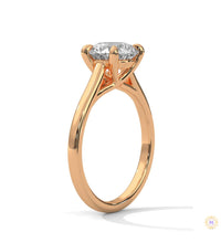 2 Ct. Round Lab Diamond Solitaire Ring